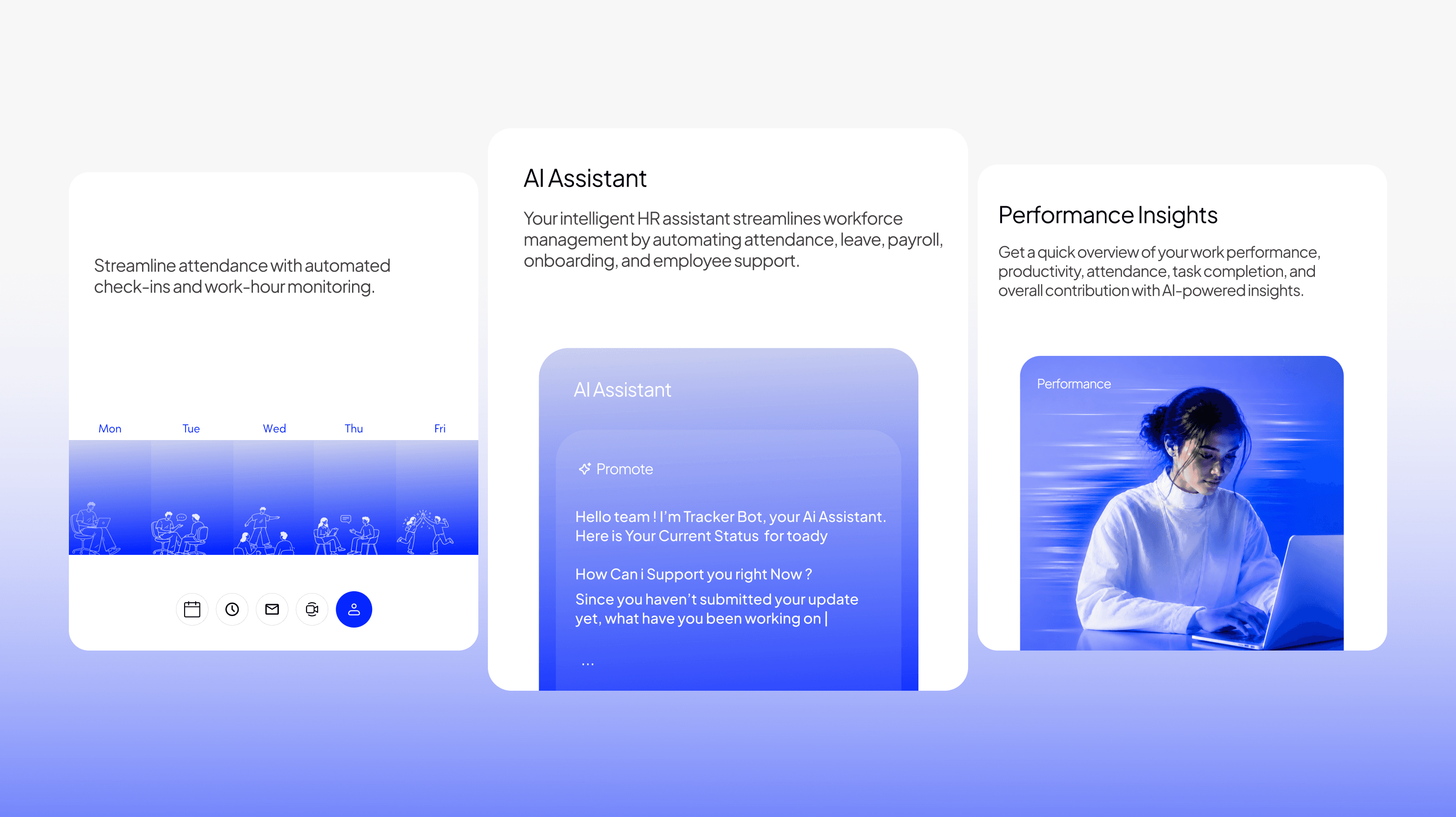TechGy HRMS platform mockup