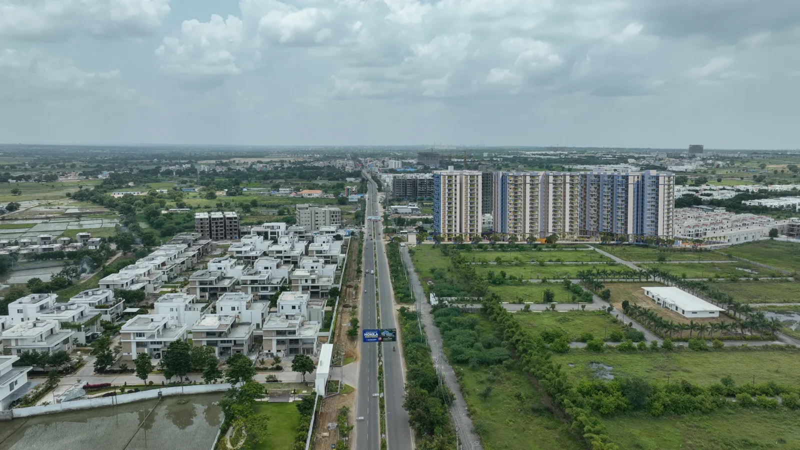 Reliance Elysium — Side Elevation All Towers