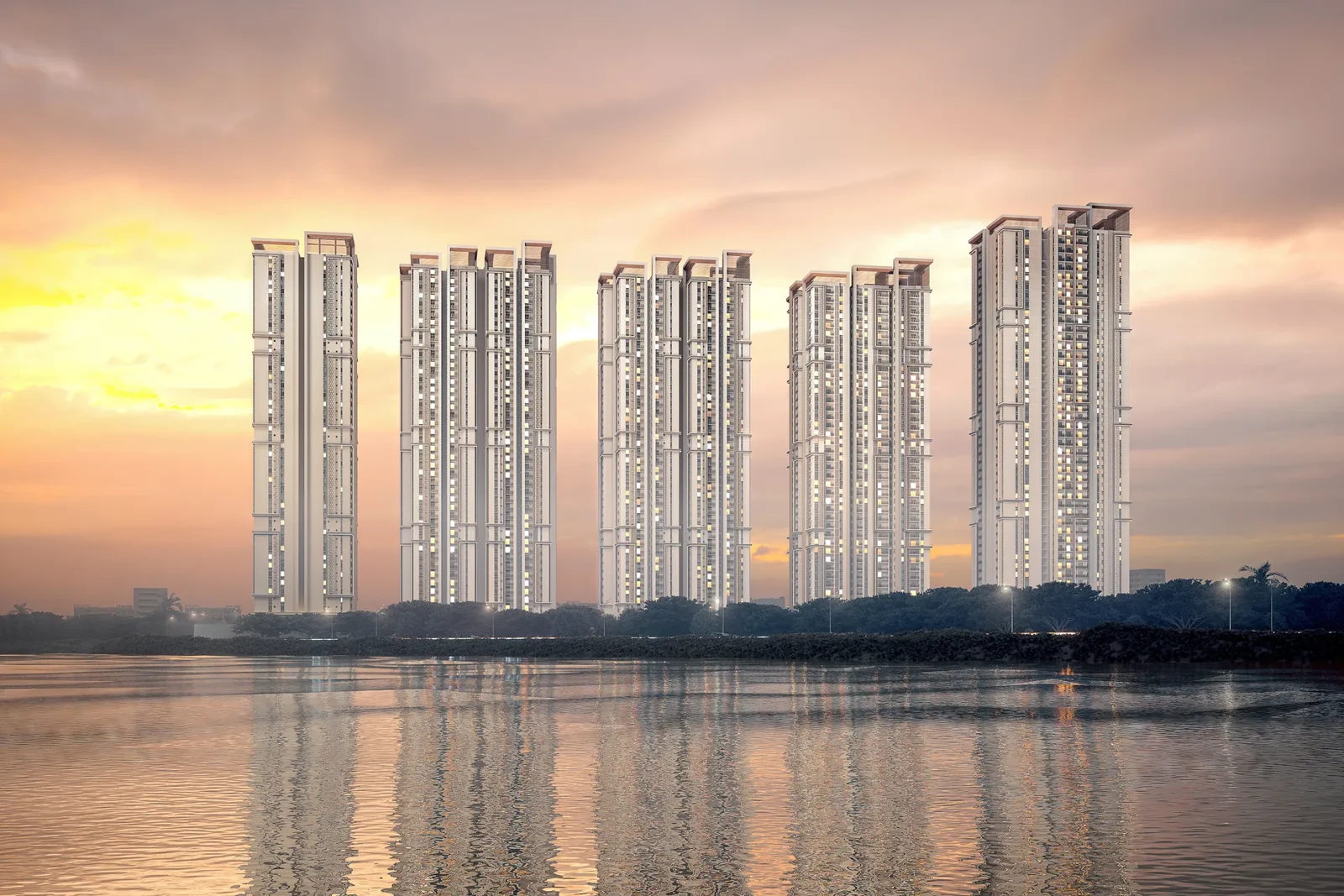 Vasavi Atlantis — Vasavi Atlantis Lake Side Evening