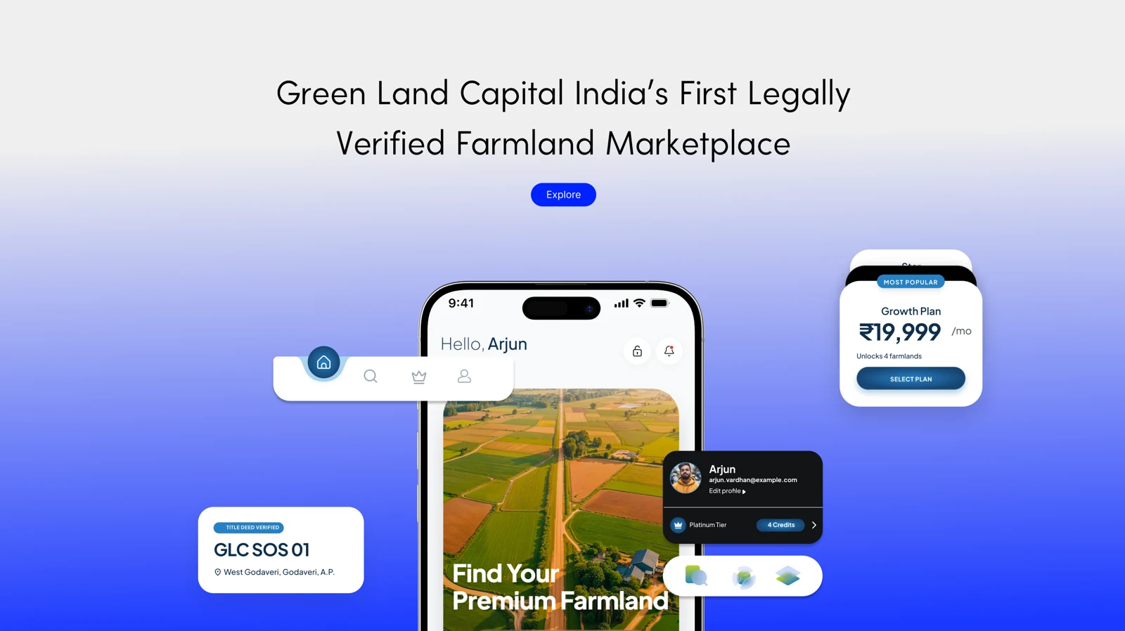 Greenland Capital mobile application project presentation